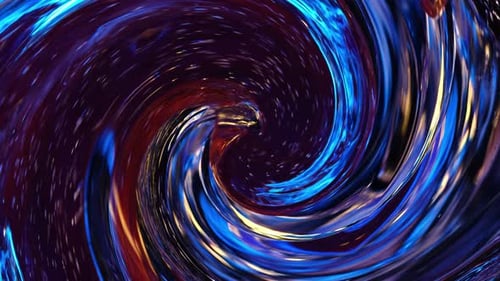 Rotation Abstraction of Bright Glowing Circles