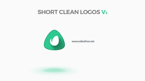 Dynamic Clean Logo Opener with Abstract Shapes