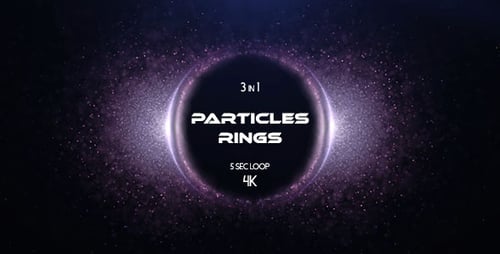 Abstract Particle Energy Circle Reveal Logo Opener