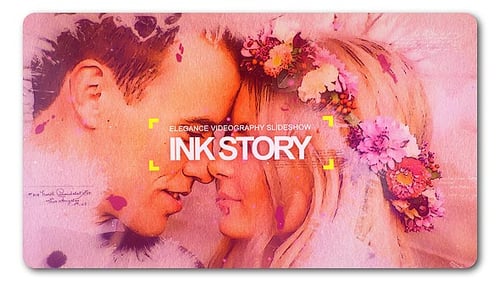 Clean Ink Watercolor Slideshow