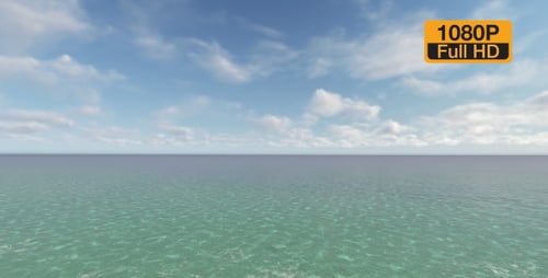 Clean Ocean and Time-lapse Sky