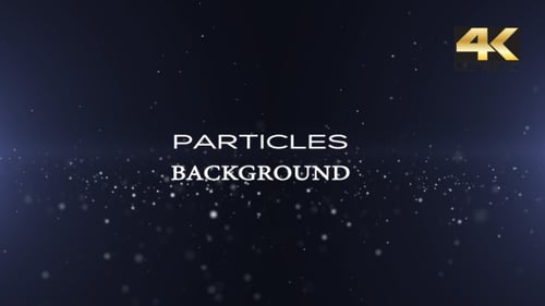 Subtle Glowing Particles Moving Abstract Background