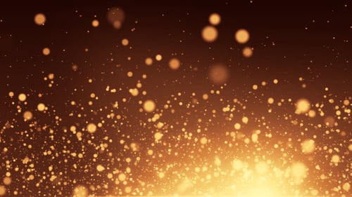 Gold Particle Abstract