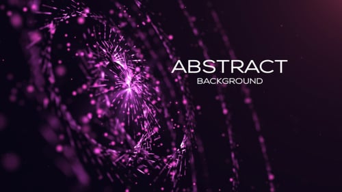 Abstract Glowing Pink Particle Vortex Tunnel Background