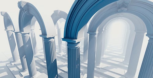 Building With Architectural Columns