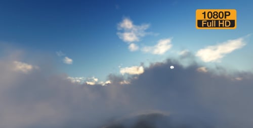 Time-lapse High Clouds and Sun