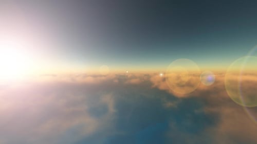 Aerial Above Clouds