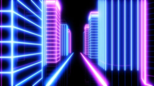 City Glow Colorful