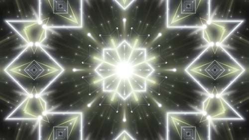 Dynamic Abstract Kaleidoscope Light Background Loop