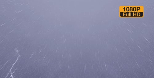 Realistic Rain and Lightning Storm Animation Effect