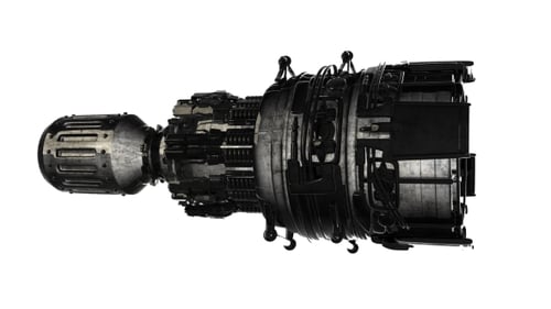 Loop Rotate Jet Engine Turbine