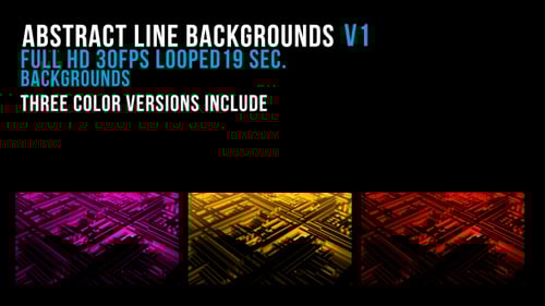 Abstract Red Glowing Geometric Grid Background Loop