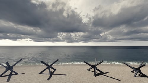Der Strand der Normandie