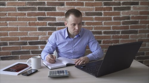 Business Man Working