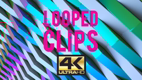 Dynamic Geometric Strip Twisting Abstract Background Animation