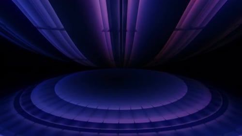 Abstract Circle Light Rays 05