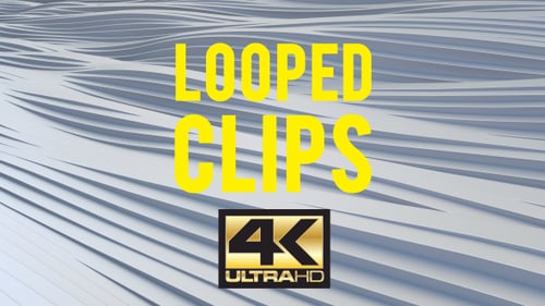 Abstract Wavy Surface Background Animation