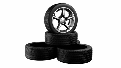 Loop Rotate Car Wheel