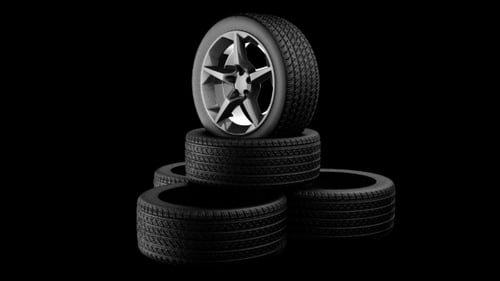 Loop Rotate Car Wheel
