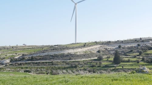 Rotierende Windturbine