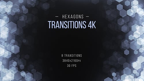 Dynamic Hexagon Digital Transitions