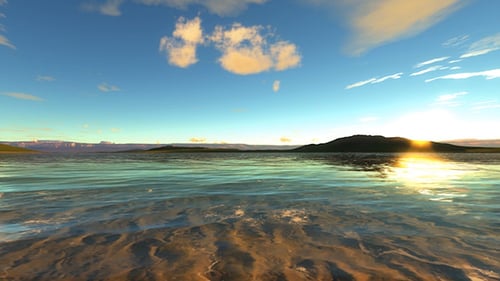 Island Coast Background