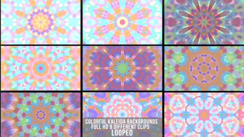 Colorful Kaleidoscope Loop Pack
