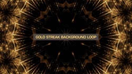 Gold Streak Background Loop 9