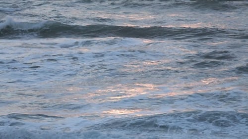 Beautiful Mediterranean Sea at Sunset