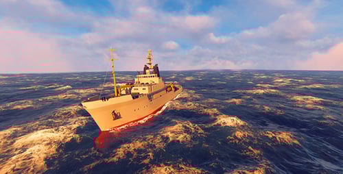 Fishing Boat In The Sea