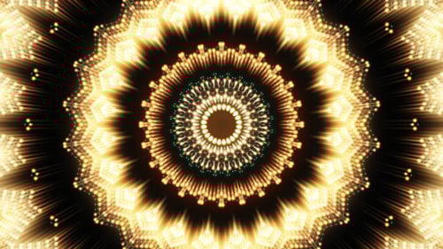Shimmering Kaleidoscope Light Pattern Background