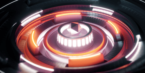 VJ 3D Circle Stage Loop