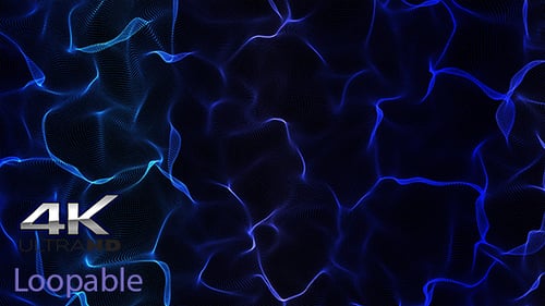 Blaue Wellen Partikel-