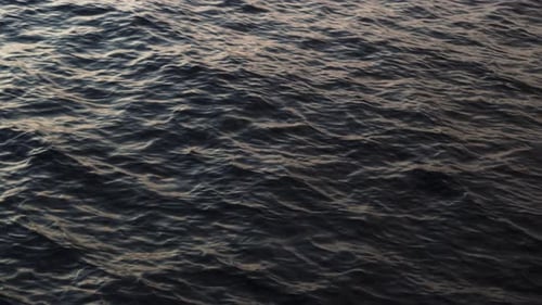 Rippling Dark Ocean Water
