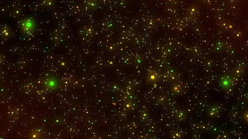 Graphiques animés d'arrière-plan, particule colorée animée