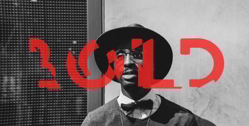 Dynamic Sliced Text Intro with Glitch Effects