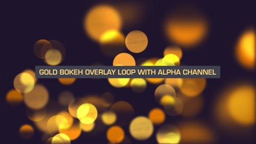 Loop de fluxo Bokeh dourado V2