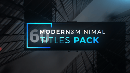 Clean Modern Lower Thirds and Title Animations Pack