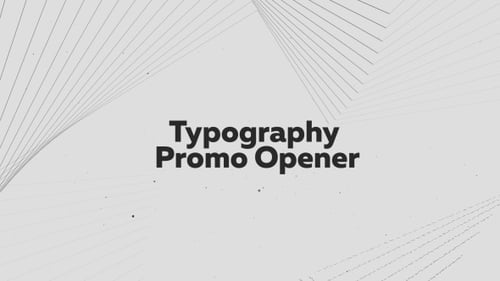 Dynamic Kinetic Typography Opener with Clean Geometric Motion