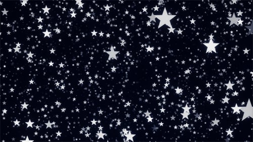 Animated Twinkling Stars Holiday Festive Background