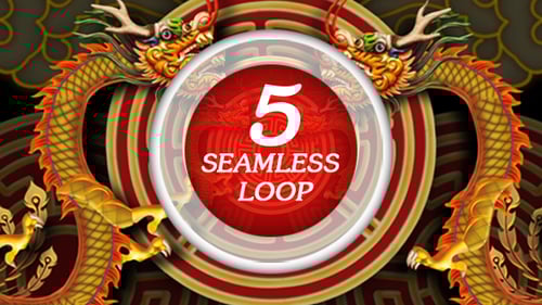 Chinese Dragon VJ Loop
