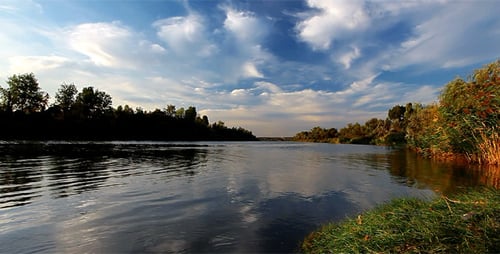 Fluss-Landschaft