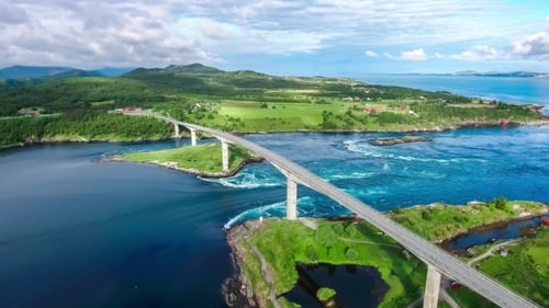 Whirlpools of the Maelstrom of Saltstraumen, Nordland, Norway
