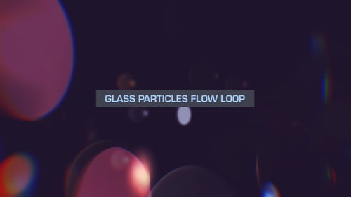 Sobreposição de loop de vidro Bokeh V2