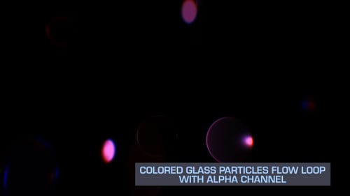 Sobreposição de loop de vidro Bokeh V3