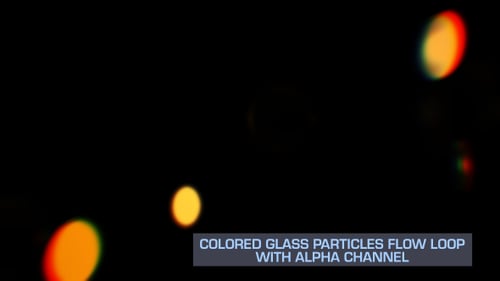 Sobreposição de loop de vidro Bokeh V5