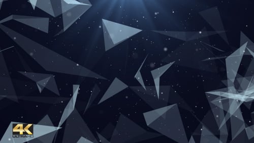 Abstract Geometric Plexus Background Animation