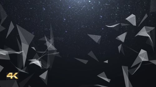 Abstract Geometric Network Plexus Connecting Lines Background Animation