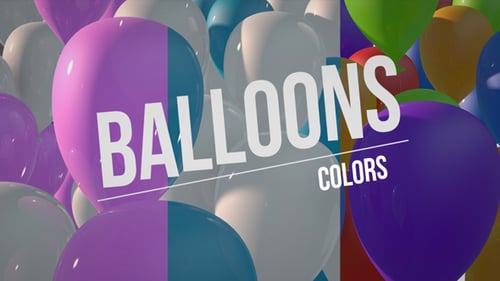 Glossy Balloons Transition Pack