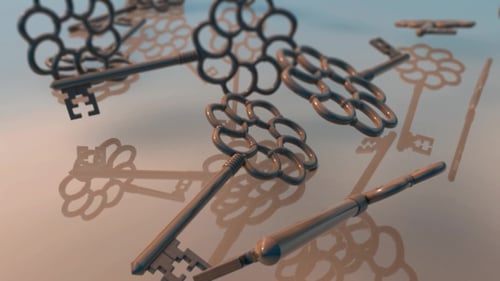 Door Keys Are Falling on the Floor